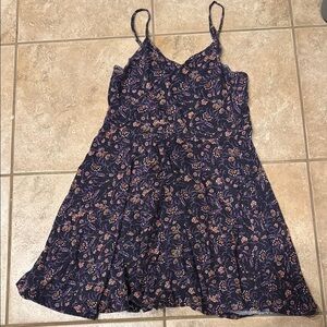 Cotton On Black and Purple Spaghetti Strap Sundress